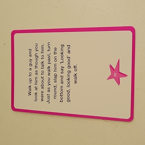 WOMEN'S GAME CARDS, 50 DARES! FOR BACHELORETTE PARTY, B-DAYS, ETC. - Picture 7 of 7